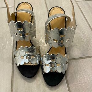 Charlotte Olympia Silver Strap pumps